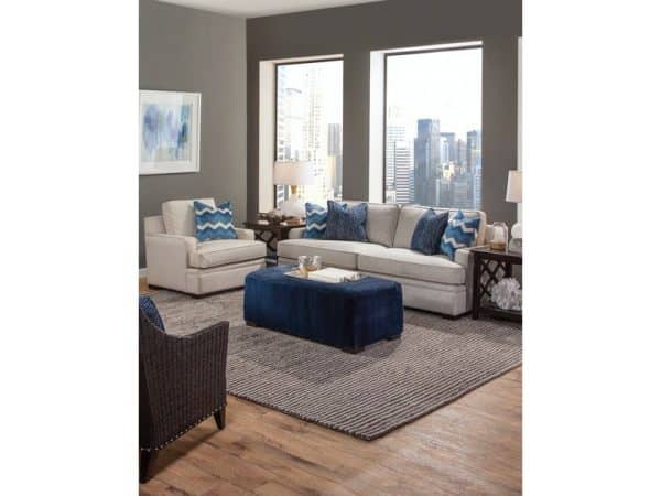 Campos Indoor Cocktail Ottoman by Braxton Culler Made in the USA Model 781-009