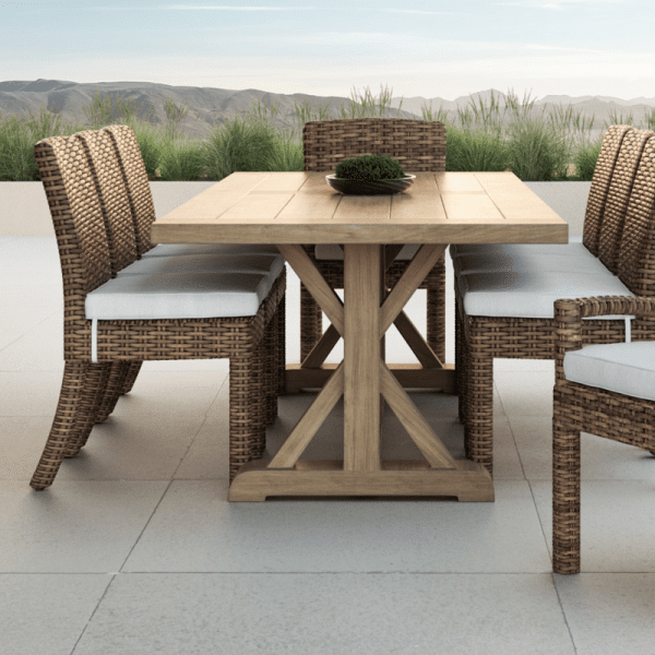 Havana Outdoor Armless Dining Chair by Sunset West Model 1701-1A