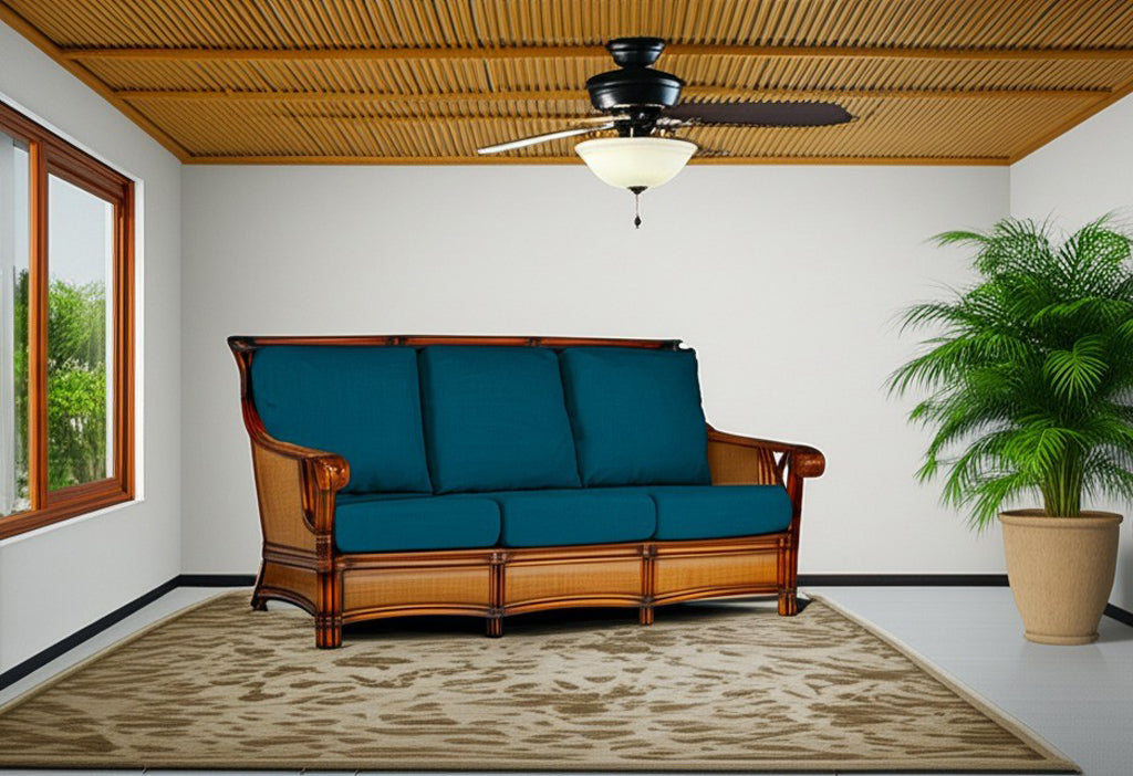 Pacifica Wicker Sofa Model 4303 By South Sea Rattan