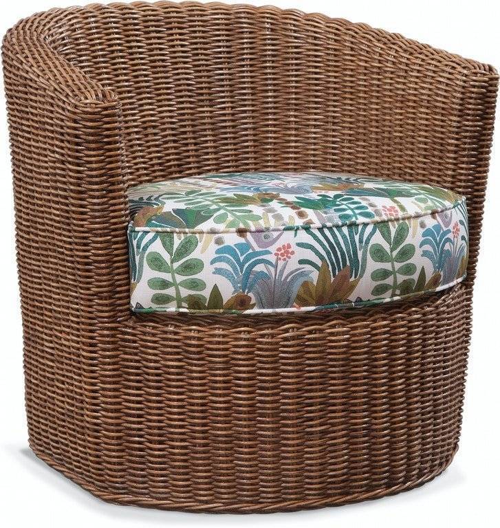 Paradise Cove Indoor Swivel Chair by Braxton Culler Model 1086-005 – Choice of Cushions Made in the USA
