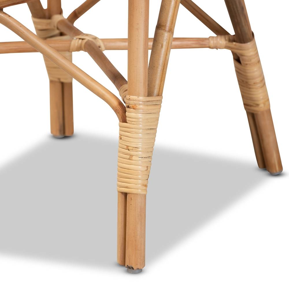 Sheraton Modern and Contemporary Natural Finished Rattan Dining Chair