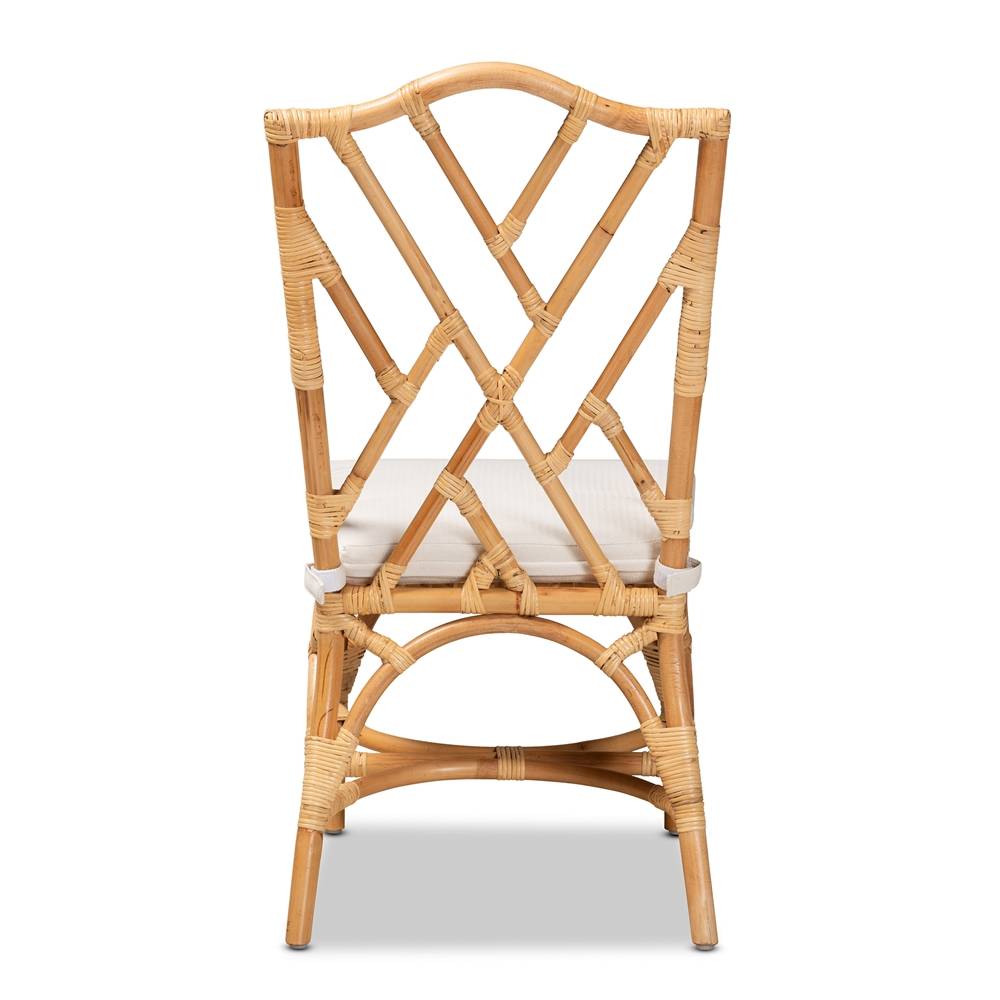 Sonia Modern and Contemporary Natural Finished Rattan Dining Chair