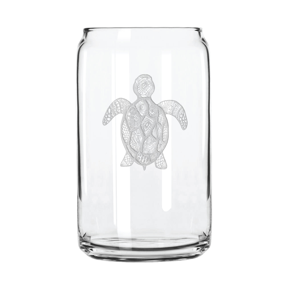 Turtle 16 oz. Can Glass Sets