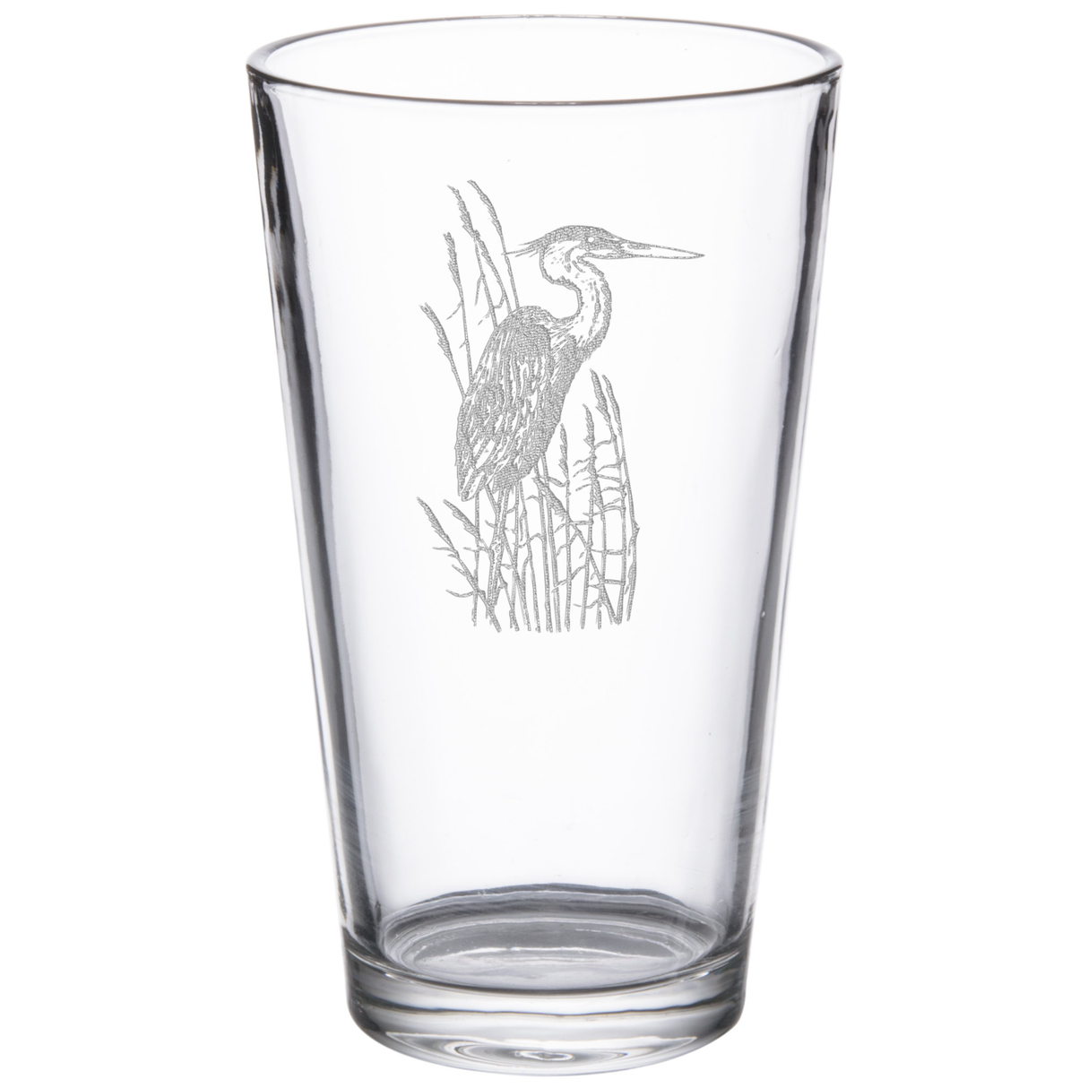 Heron 16 oz. Etched Beverage Glass Sets