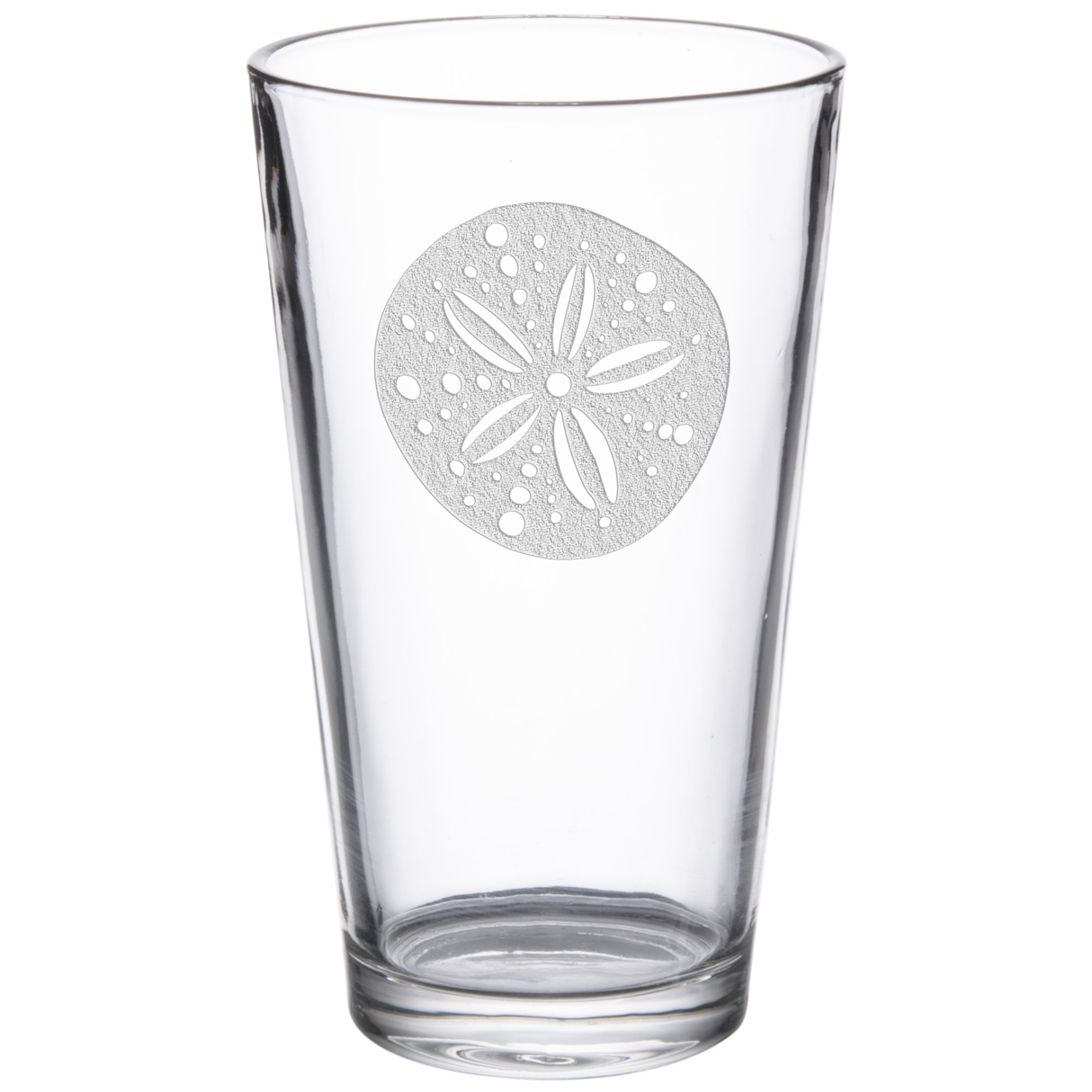 Sandollar 16 oz. Etched Beverage Glass Sets