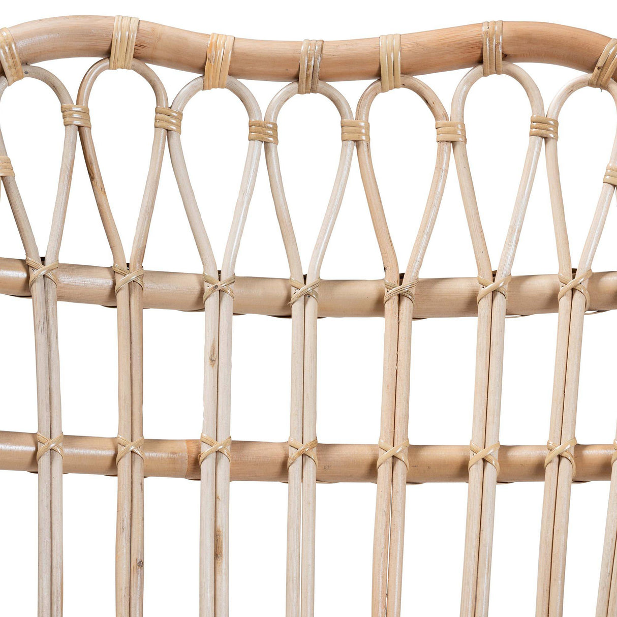Bajo Modern Wicker Fair Natural Brown Rattan Arm Chair