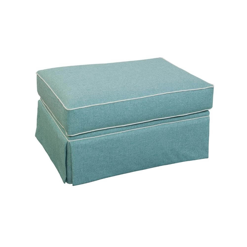 Aqua Breeze Ottoman