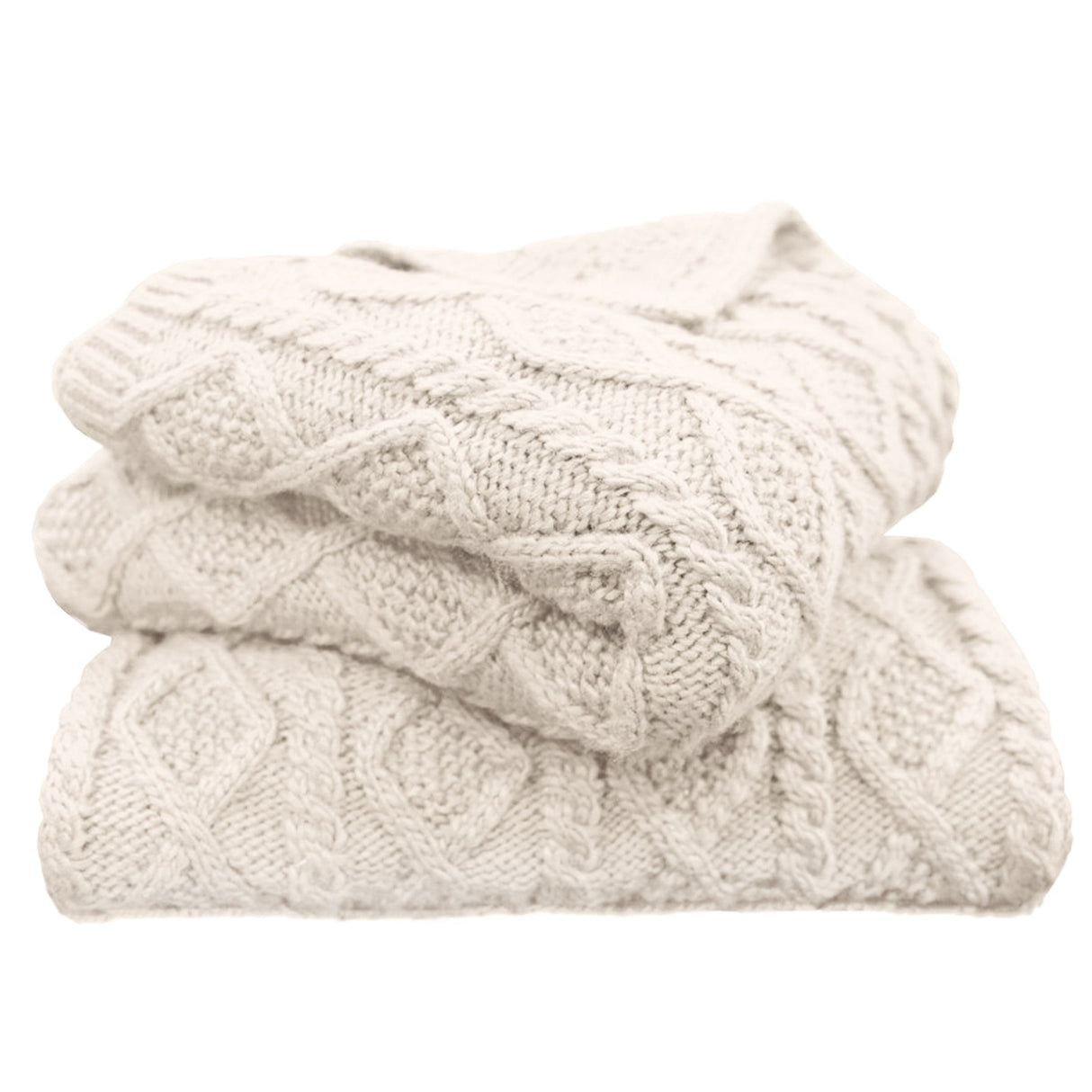 Diamond Knit Throw Blanket