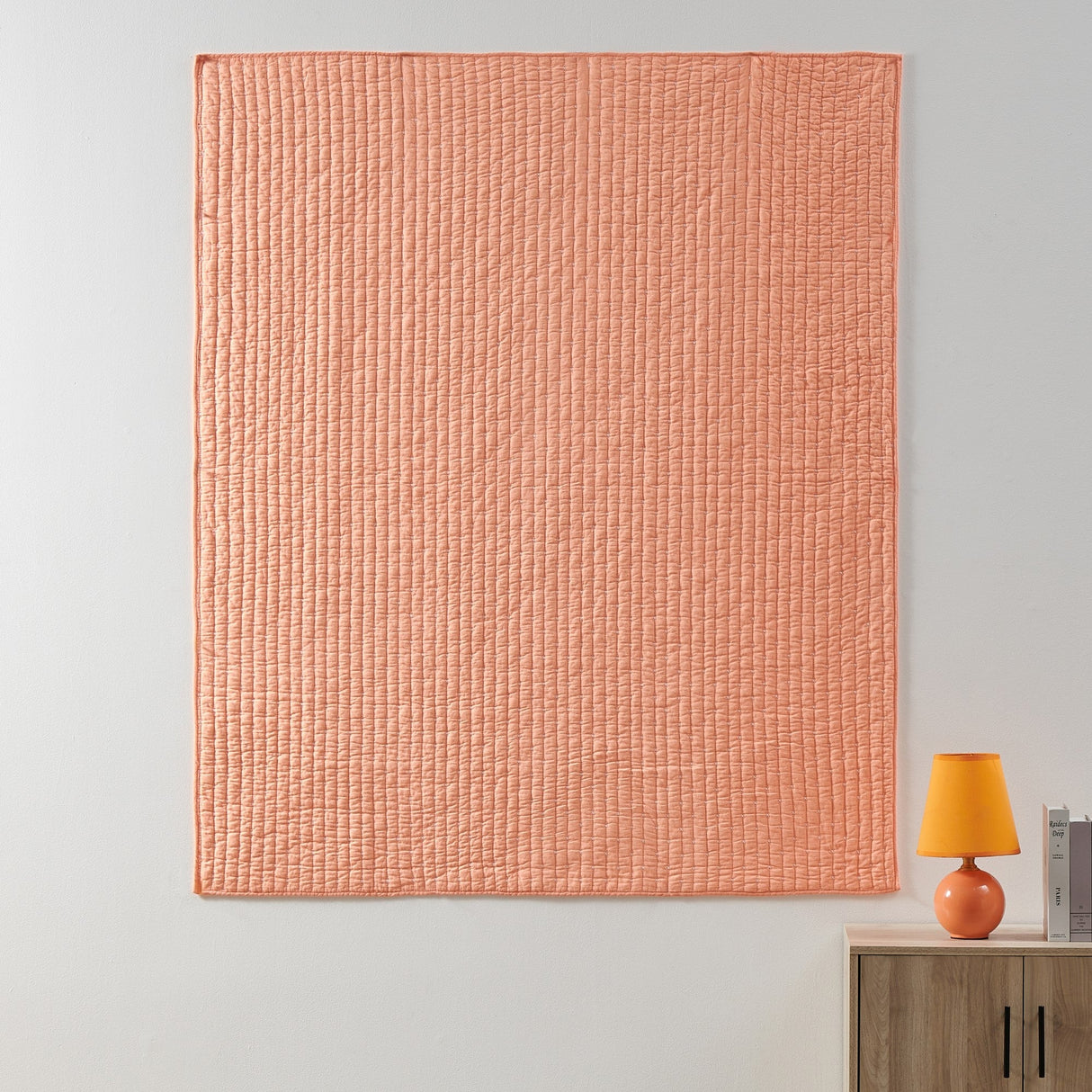 Orange Stripe Throw
