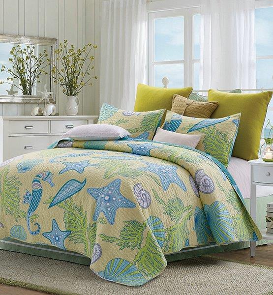 Seagrass Beach Quilt Set