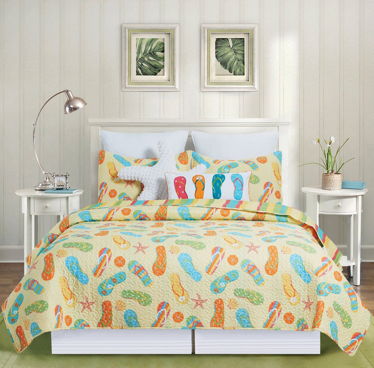 Flip Flop Splash Quilt Set