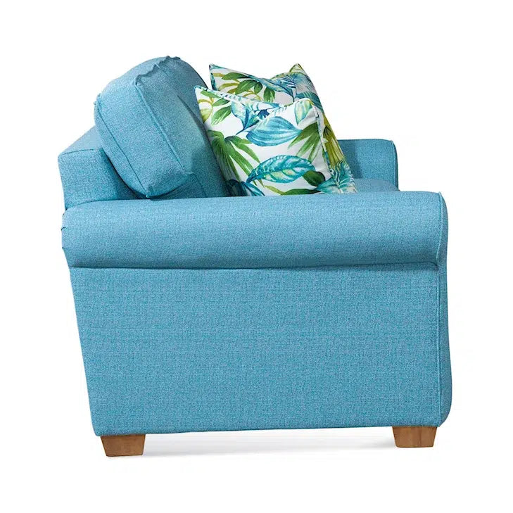 Bedford Casual Loveseat with Rolled Armrests by Braxton Culler Made in the USA Model 728-019