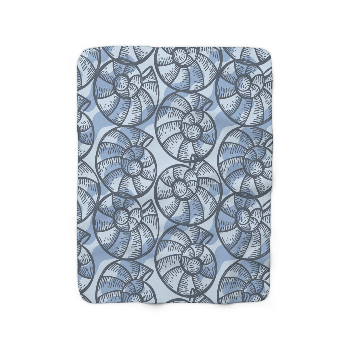Snail Shell Sherpa Fleece Blanket