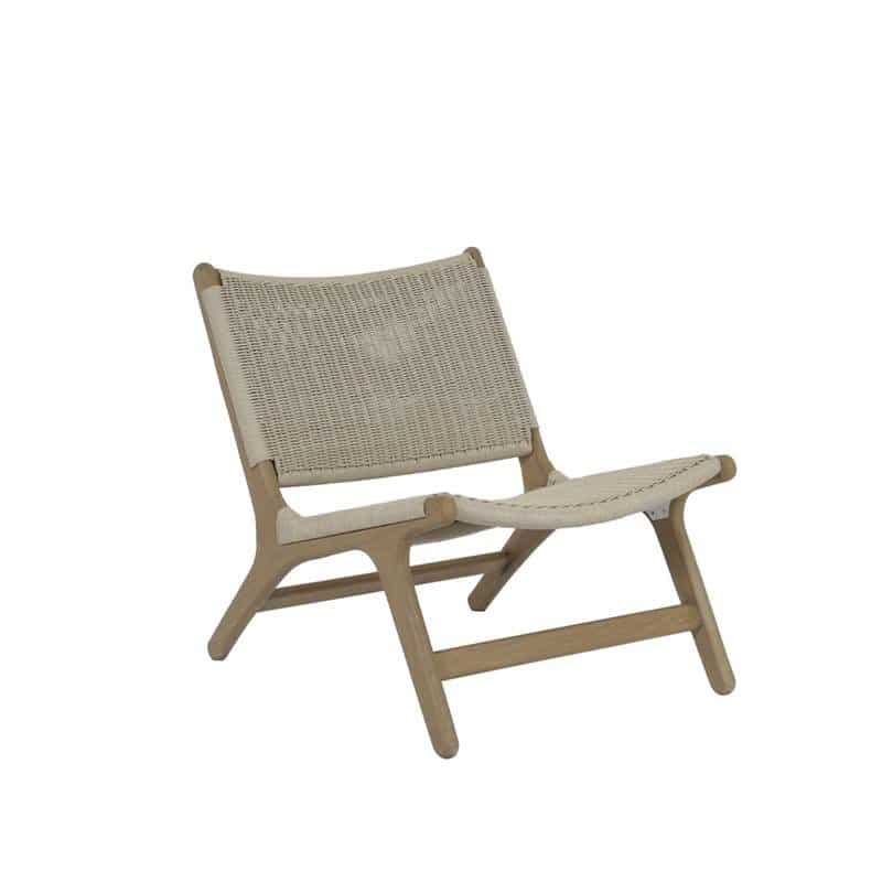 Coastal Teak Outdoor Cushionless Accent Chair by Sunset West Model 5502-21LB