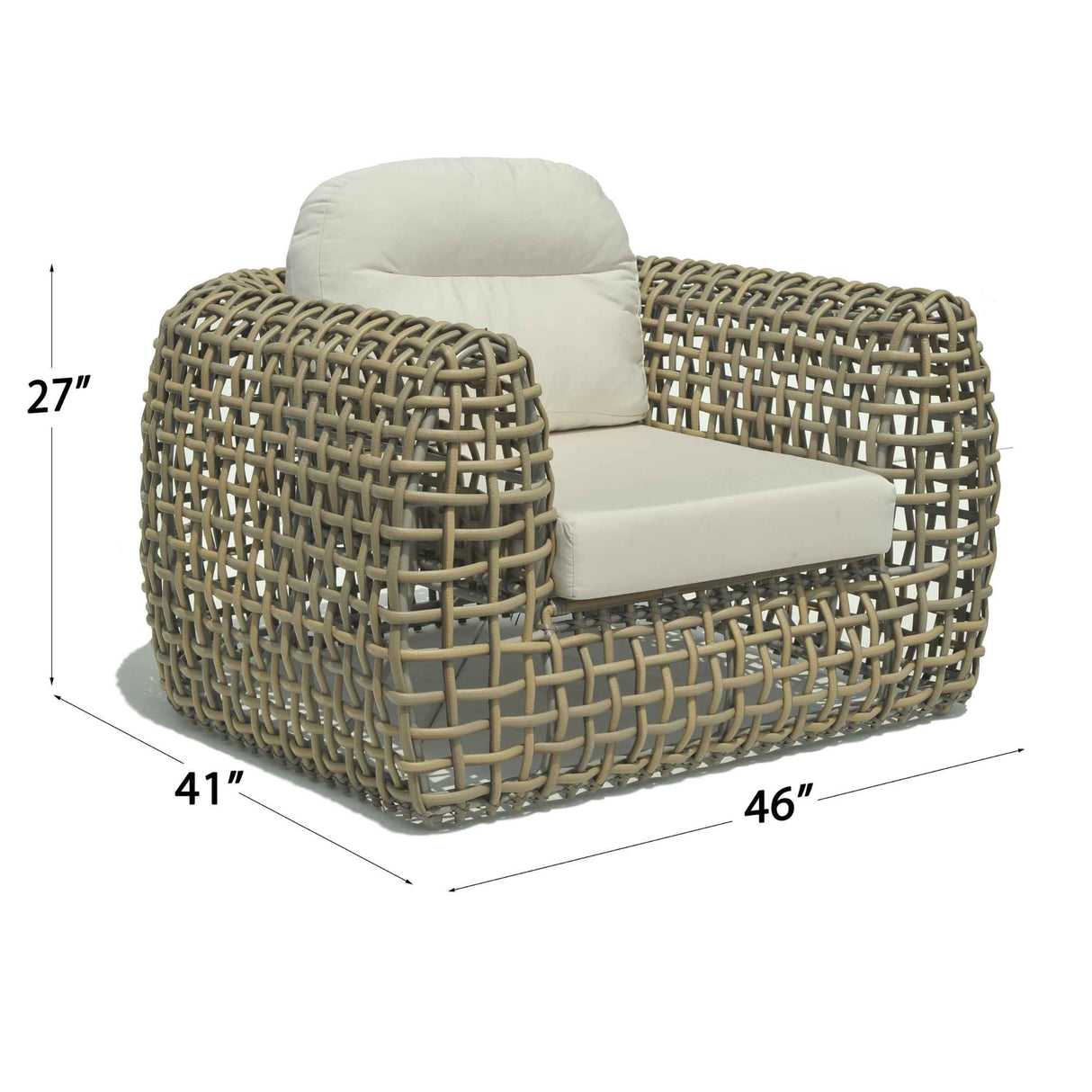 Dynasty Outdoor 5-Piece Seating Set with Sunbrella Cushion Model 22383-KMNP-5PC-CUSH by Skyline Design