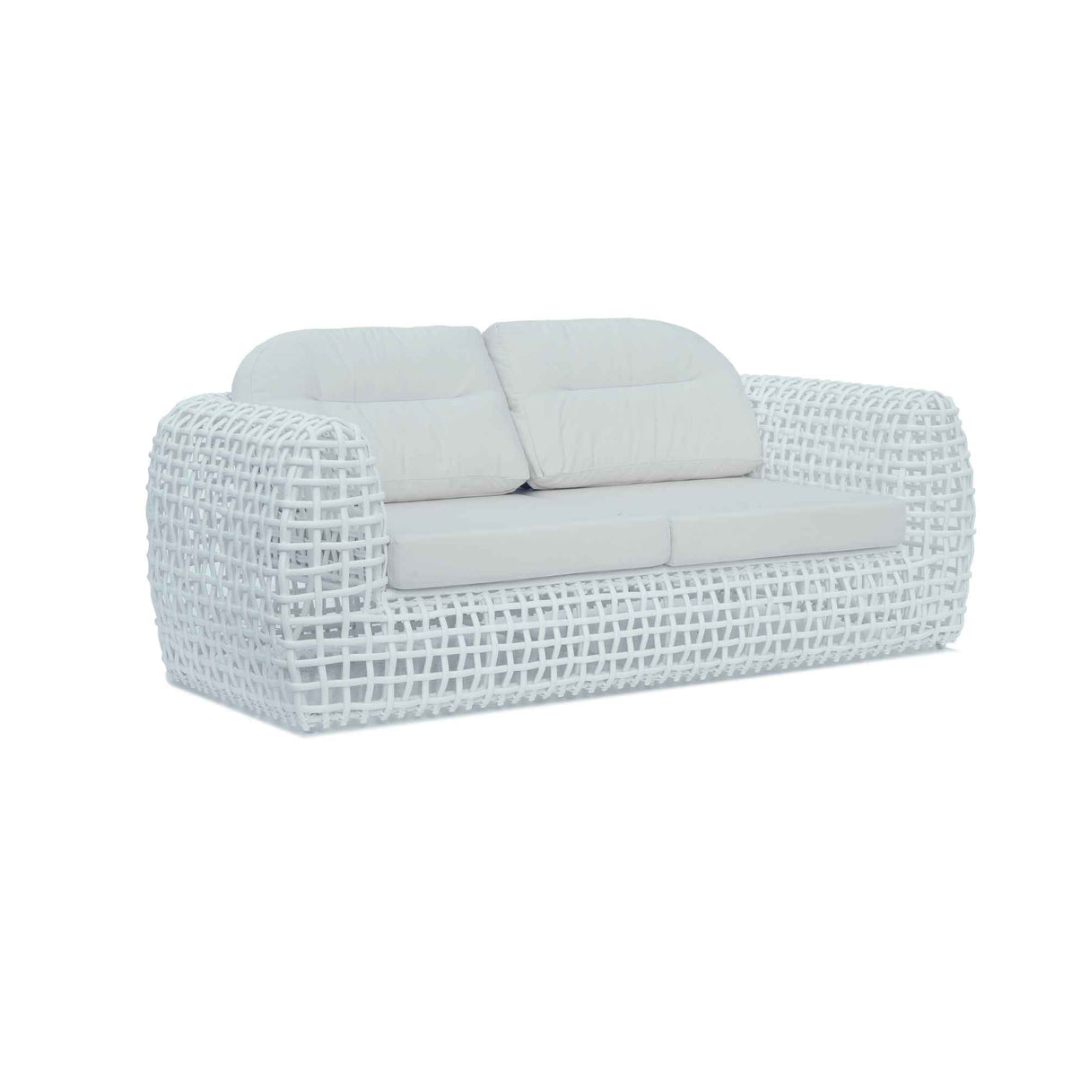 Dynasty Outdoor Sofa with Sunbrella Cushion Model 22383-WMNP-CUSH by Skyline Design