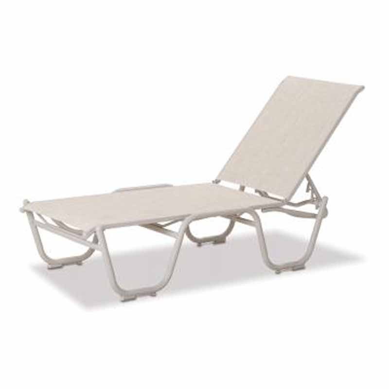 Gardenella Outdoor MGP Sling High Lay-flat Stacking Armless Chaise by Telescope Casual Model 2264-7L30
