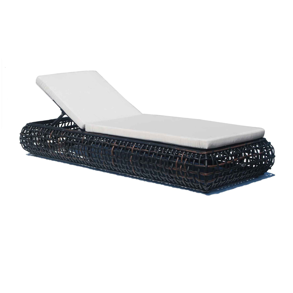 Dynasty Outdoor Chaise Lounger with Sunbrella Cushion Model 22850-BMNP-CUSH by Skyline Design