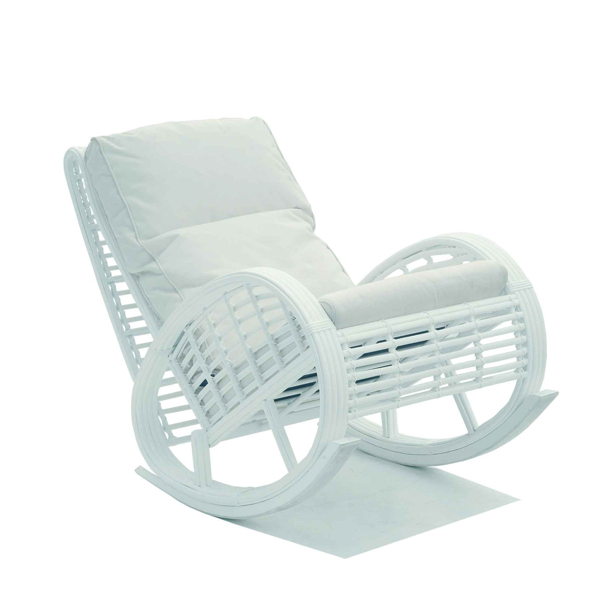 Dynasty Outdoor Rocker with Sunbrella Cushion Model 22858-WMNP-CUSH by Skyline Design