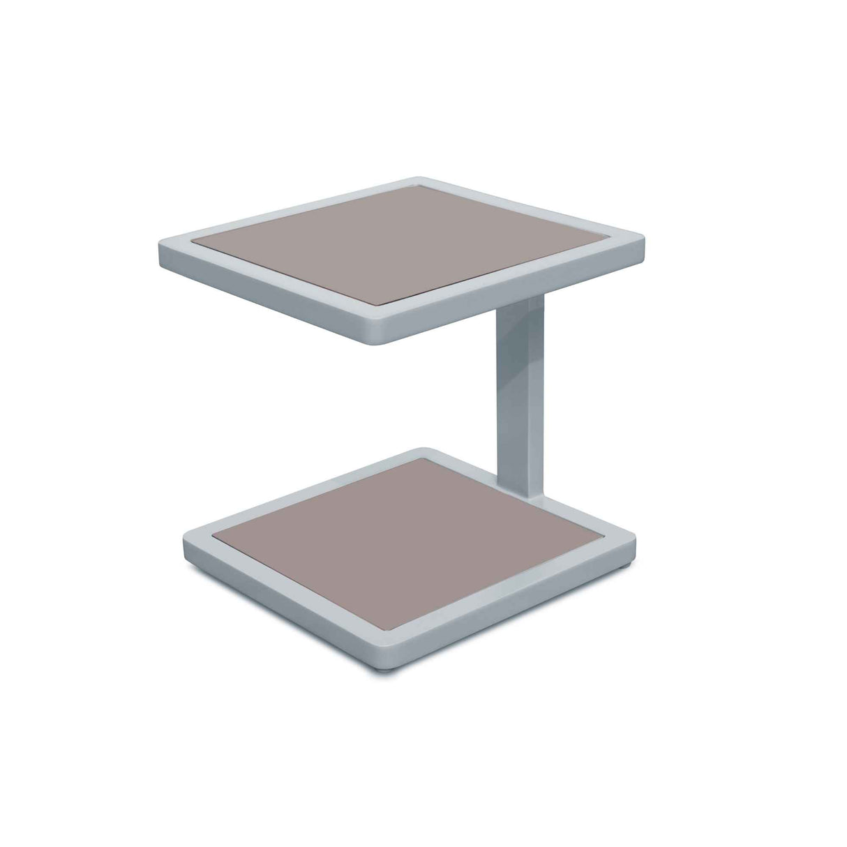 North Outdoor Auxiliary Table with Glass Model 22873-STFF-GL by Skyline Design