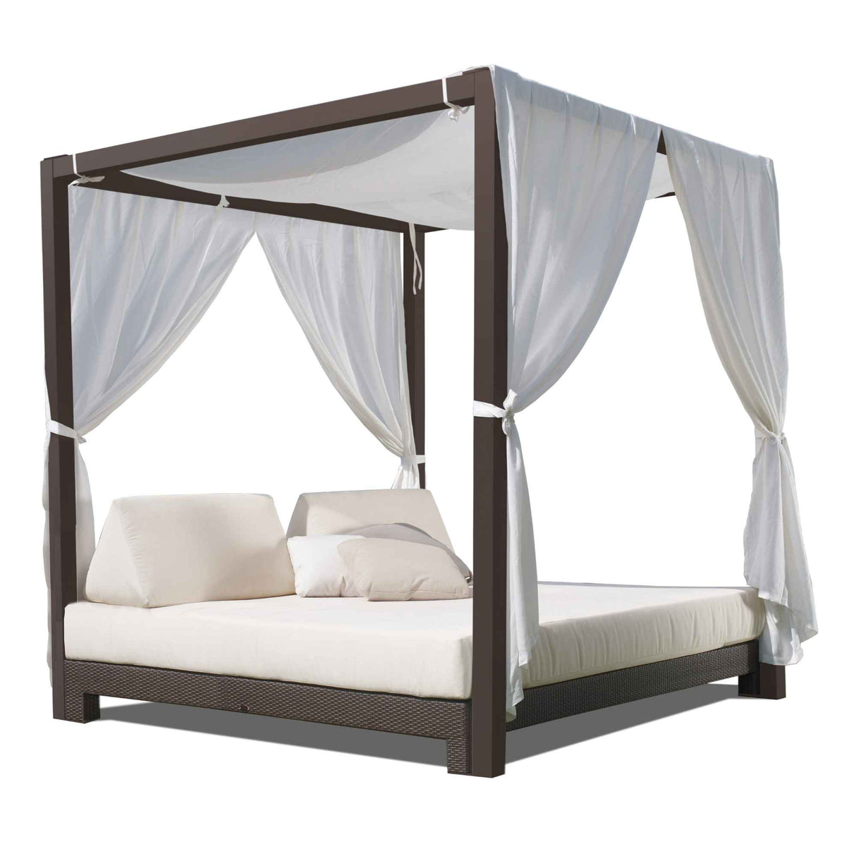 Anibal Daybed with Canopy and Sunbrella Cushions Model 22881-JCPP-CUSH by Skyline Design