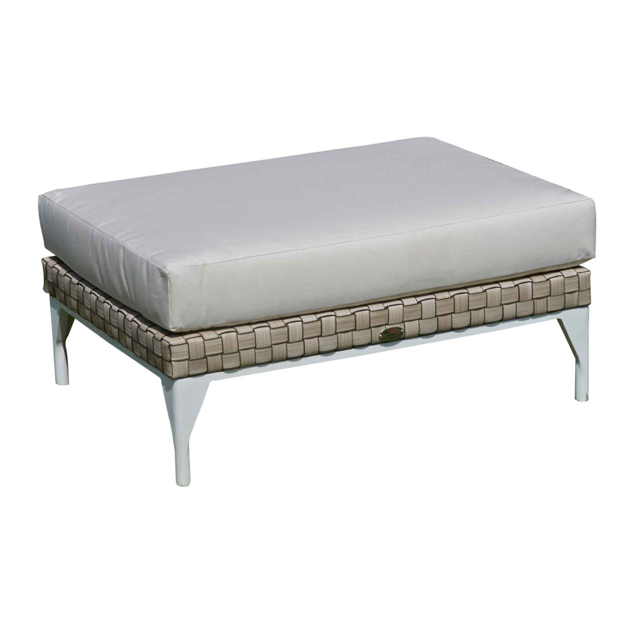 Brafta Outdoor Ottoman with Sunbrella Cushion Model 22935-SSFF-CUSH by Skyline Design