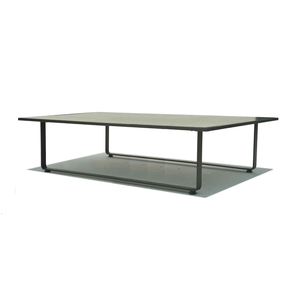 Horizon Outdoor Coffee Table with Glass Model 23804-DGST-GL by Skyline Design