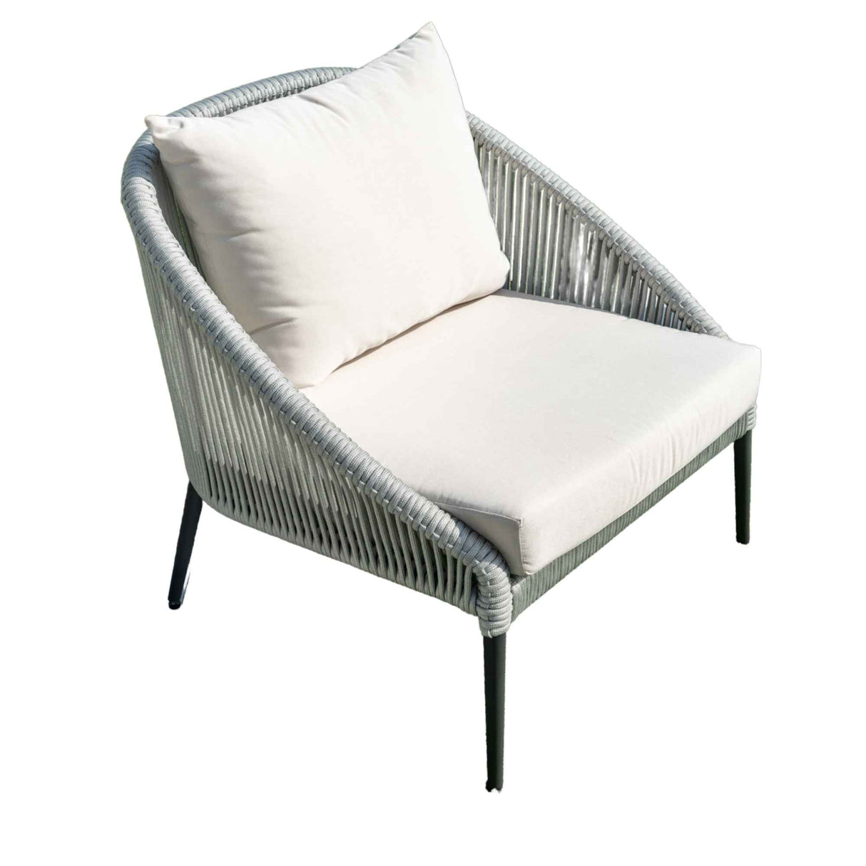 Rodona Outdoor 4-Piece Seating Set with Sunbrella Cushions Model 24171-BPR-4PC by Skyline Design