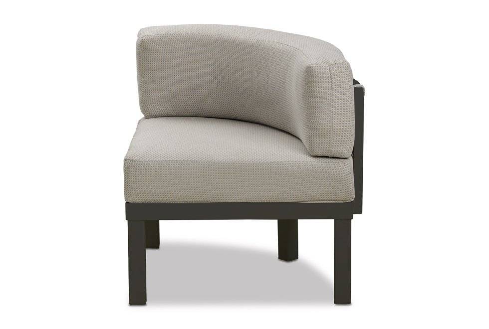 Larssen Outdoor Cushion Collection Curved Corner Section by Telescope Casual Model 2463-1CC0