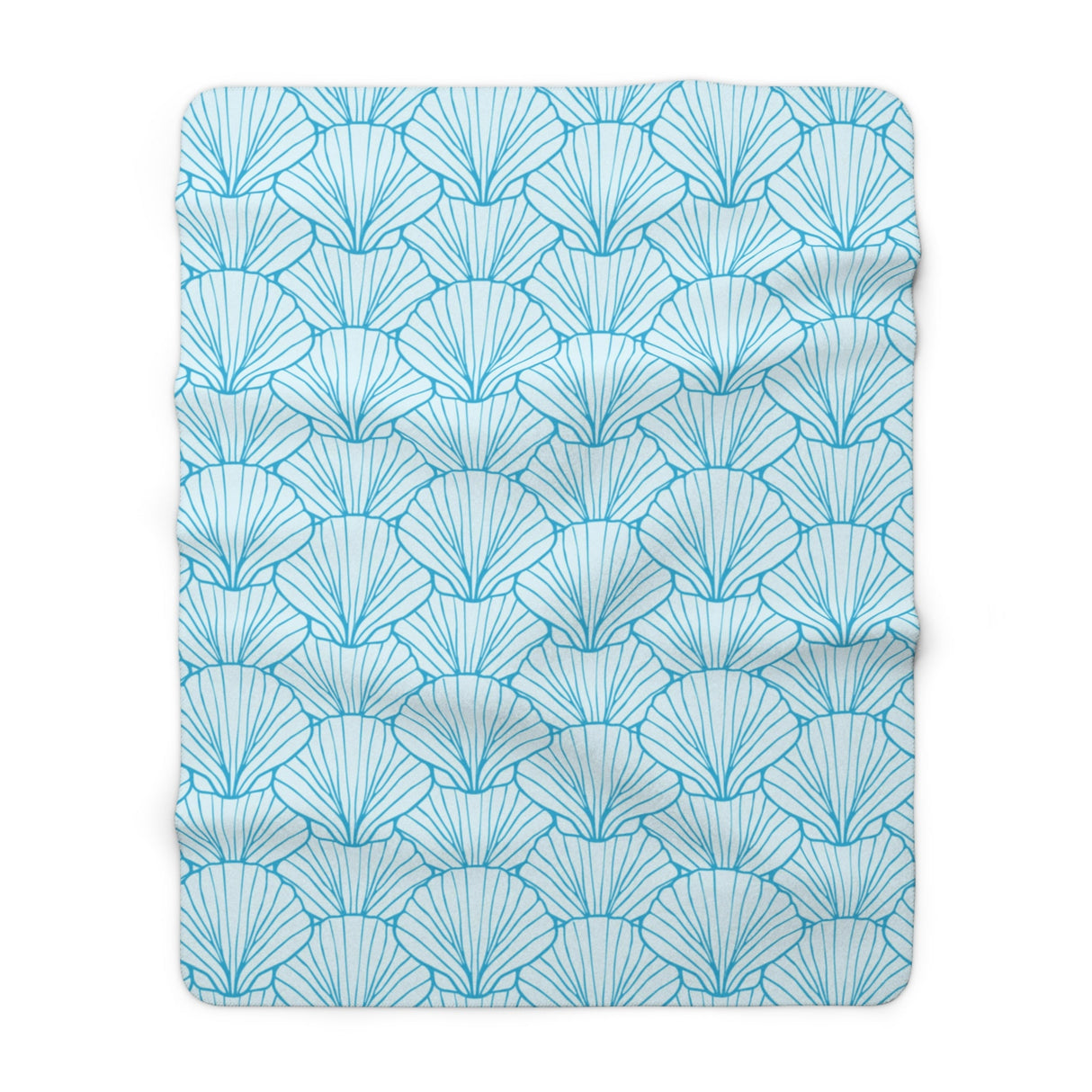 Clam Sherpa Fleece Blanket
