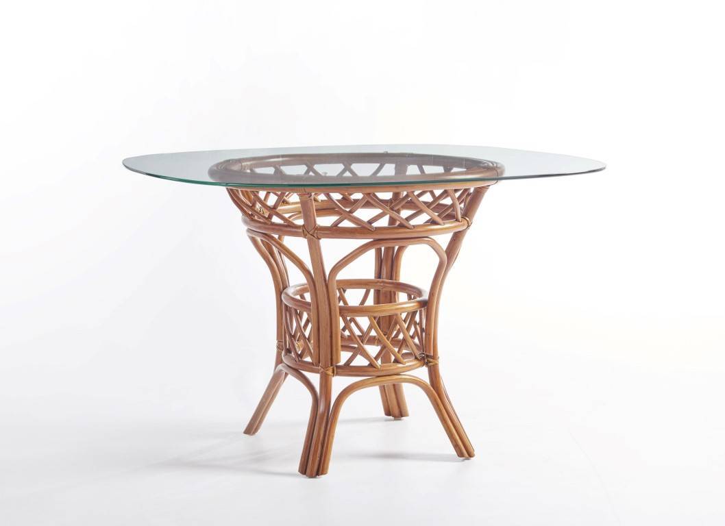 Florida Dining Set with 4 Arm Chairs by Wicker Fair