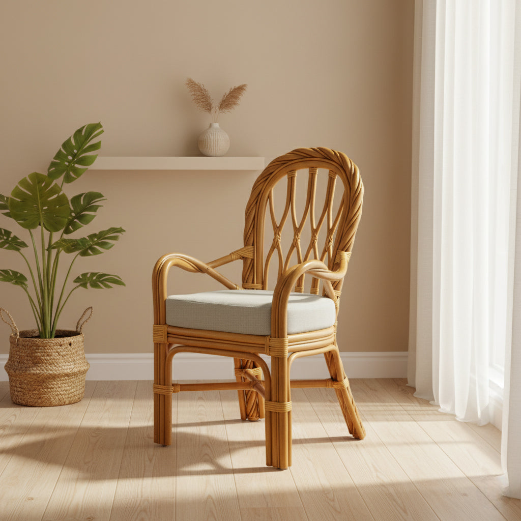 New Twist Dining Arm Chairs Model 3321 from South Sea Rattan