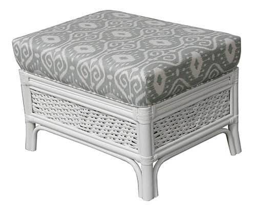 Anchors Away White Rattan Recliner Glider Model RG361 from Capris Furniture