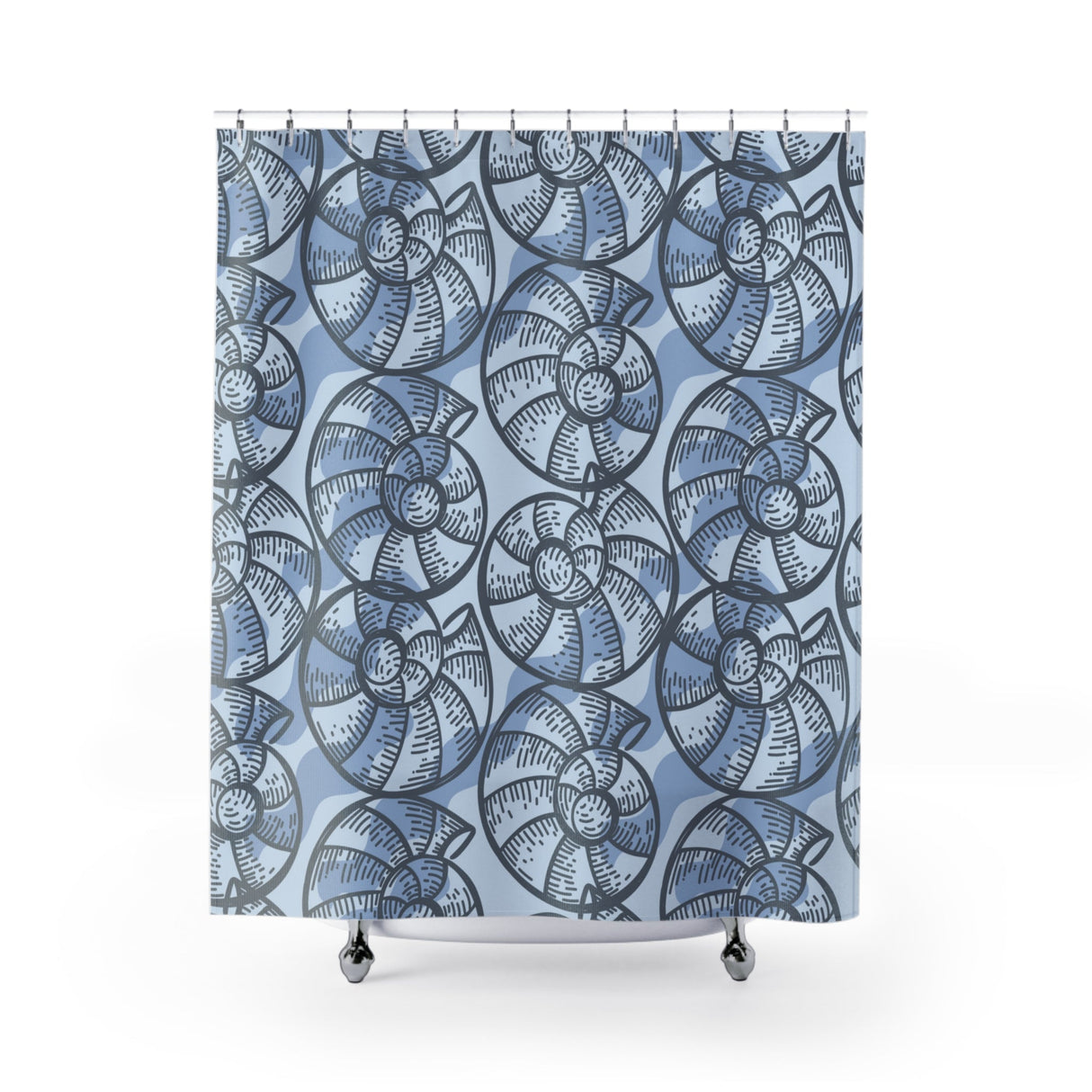 Snail Shell Shower Curtain