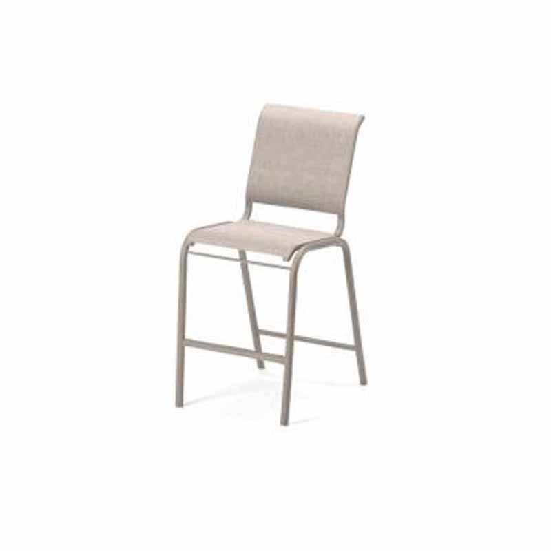 Gardenella Outdoor MGP Sling Balcony Height Stacking Armless Cafe Chair by Telescope Casual Model 446-8L80