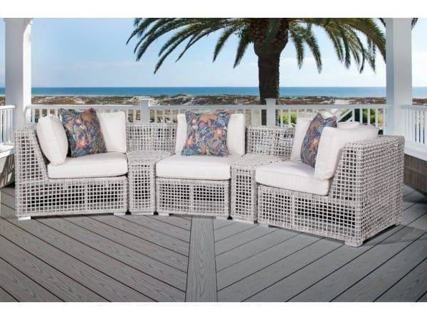Central Park Outdoor Curved Sectional by Braxton Culler Model 472-5PC-SEC