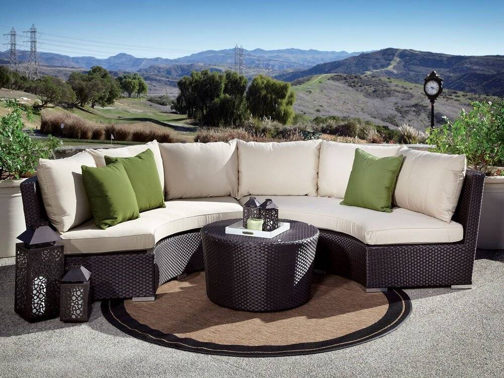 Solana 3 Pc Curved Sectional Set Model 1501-SECSET3 by Sunset West