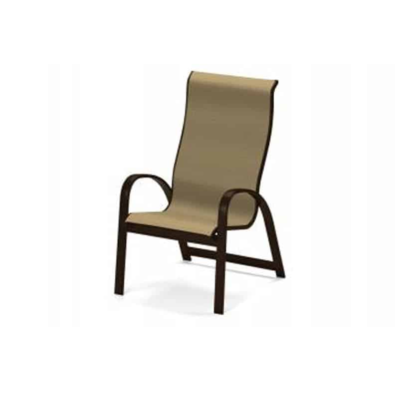 Primera Outdoor Sling Supreme Stacking Arm Chair by Telescope Casual Model 523-9000