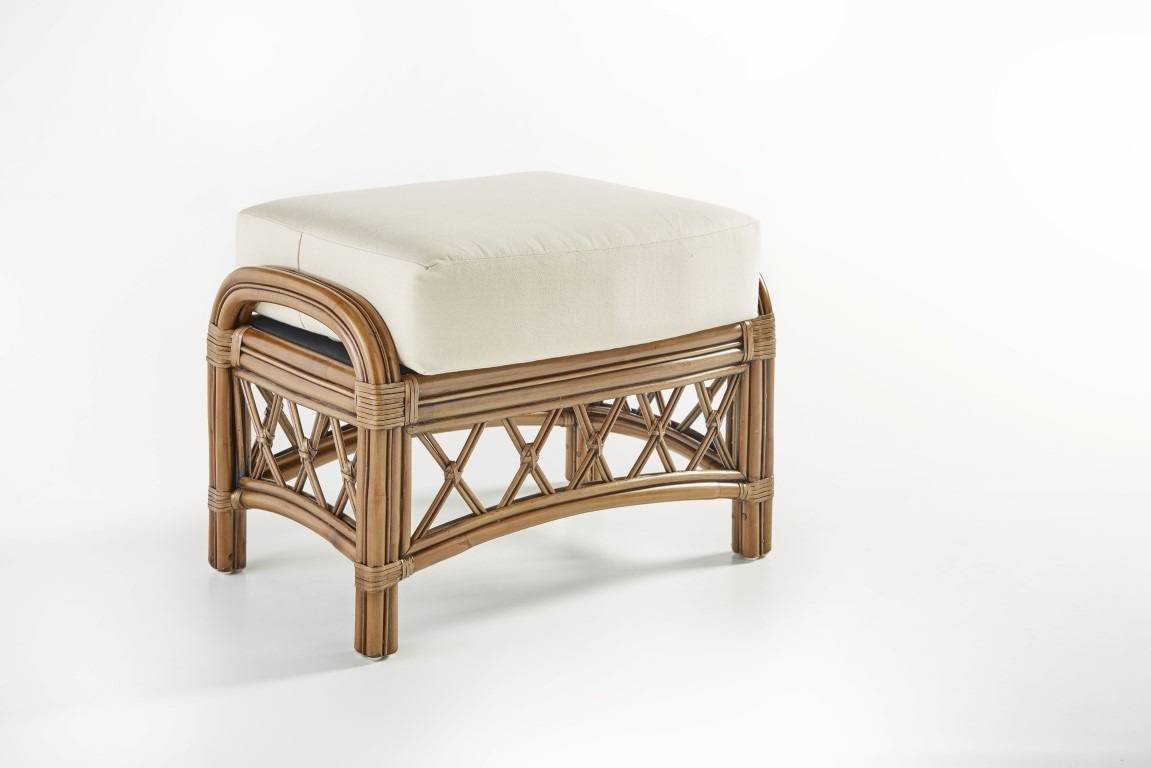 Nadine Ottoman Model 6206 from South Sea Rattan in Cinnamon Stain