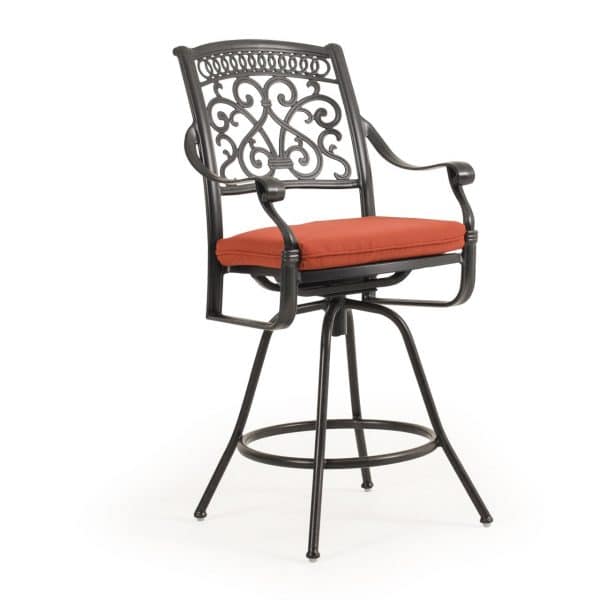 High Point Outdoor Cast Aluminum 3 Piece Bar Set Model 721736BTABK