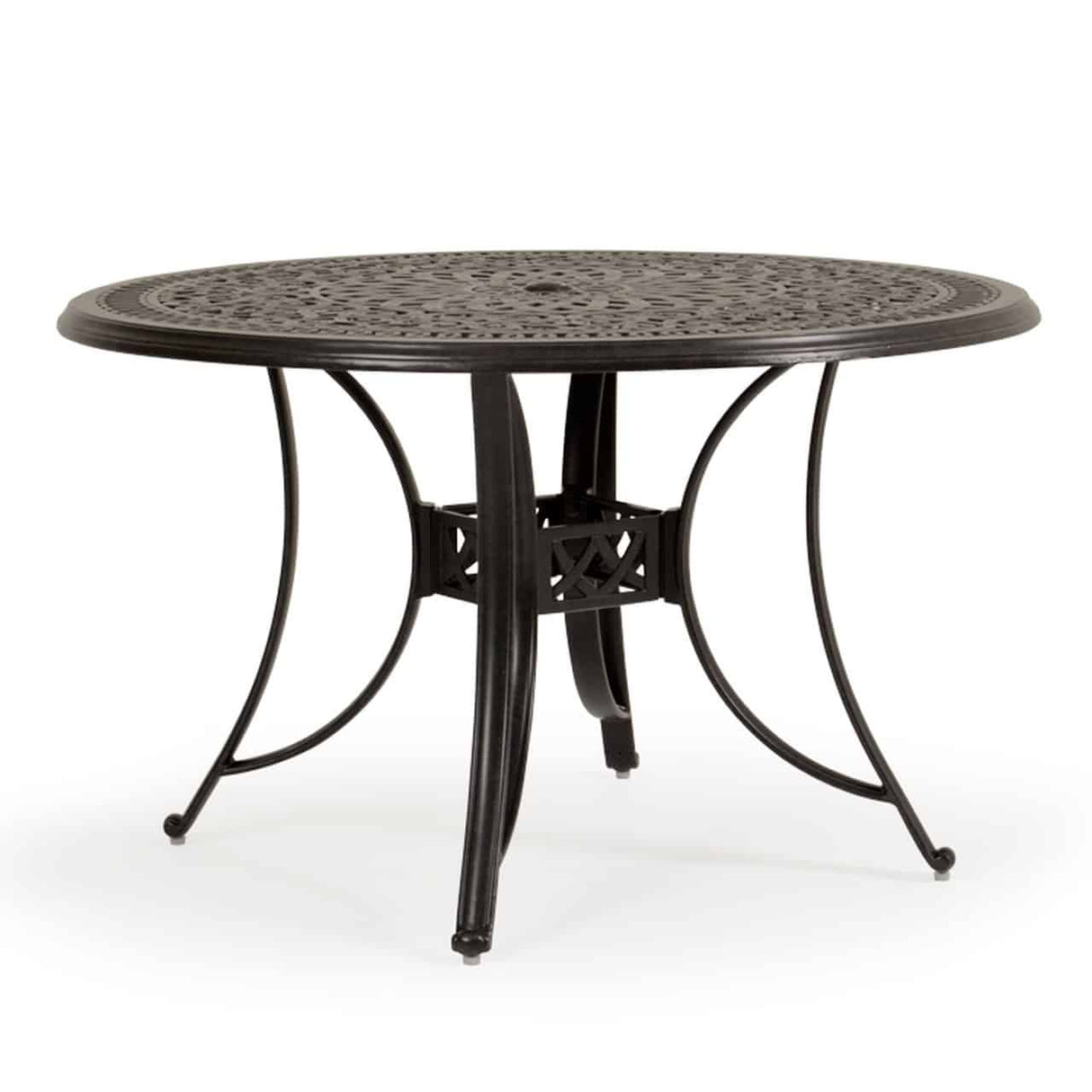 High Point Outdoor Cast Aluminum 48" Round Dining Table Model 721748DTABK