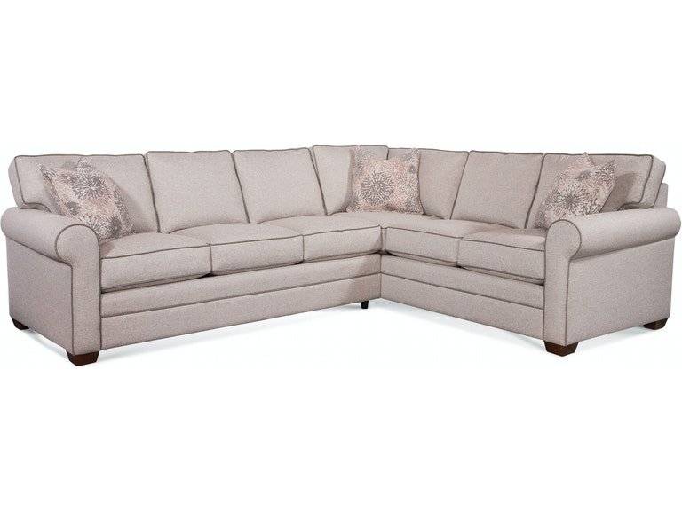 Bedford Indoor Two-Piece Corner Sectional by Braxton Culler Made in the USA Model 728-2PC-SEC4