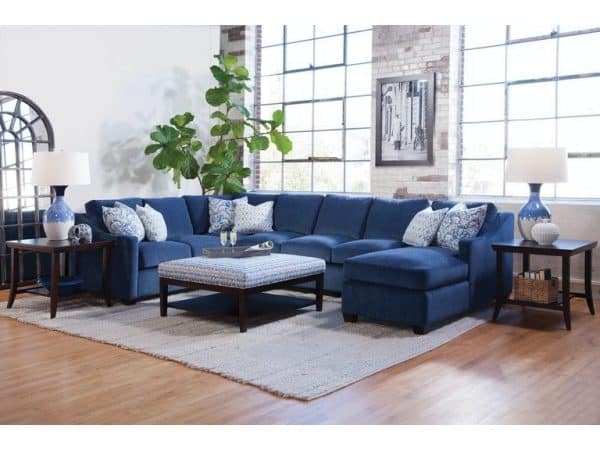 Oliver Indoor Sectional by Braxton Culler Made in the USA Model 731-3PC-SEC3