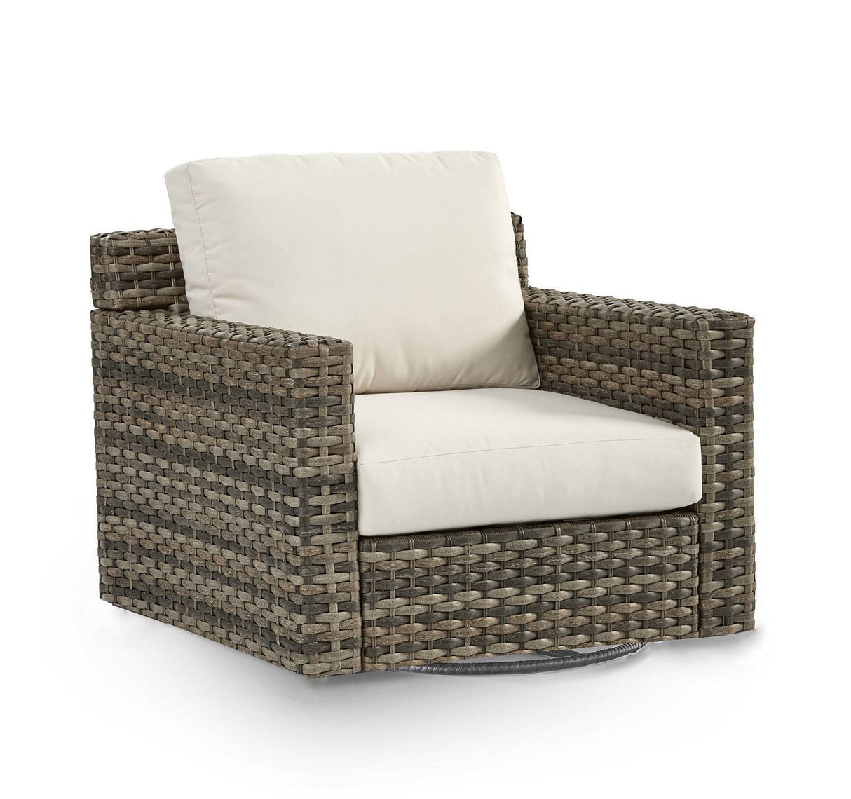 New Java Outdoor Wicker Swivel Glider by South Sea Rattan Model 73405 (Standard Weave)