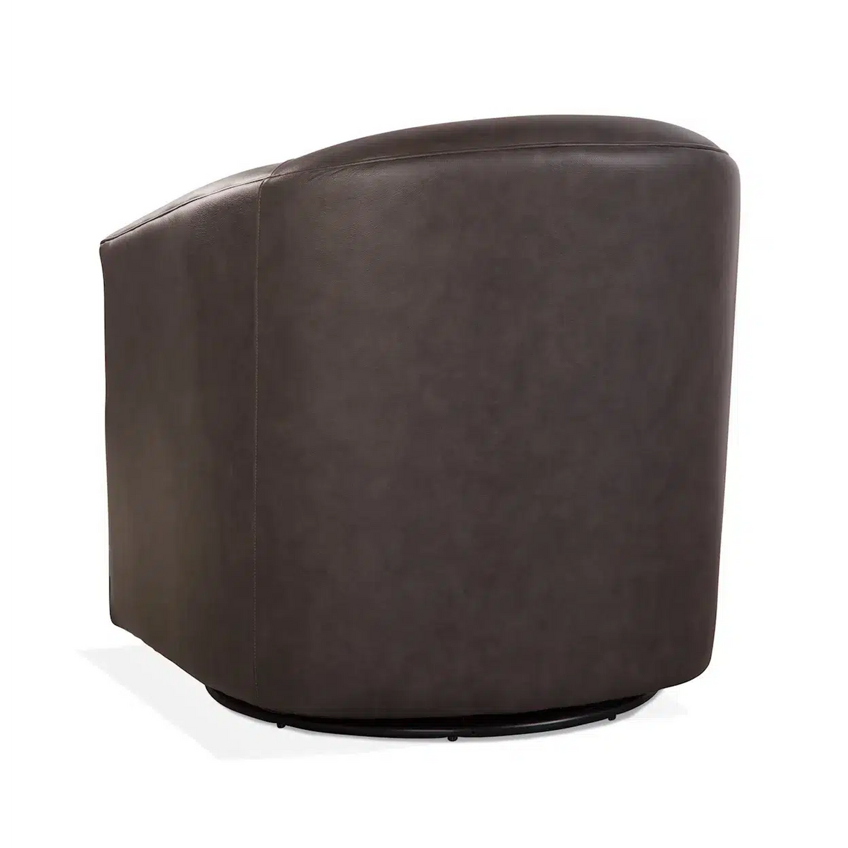 Briles Leather Memory Swivel Chair by Braxton Culler Made in the USA Model 510-L05