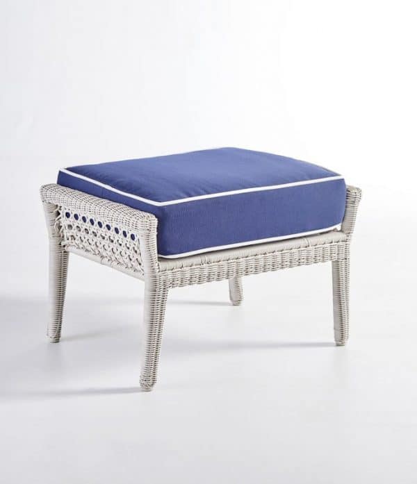 Monaco Outdoor Ottoman by South Sea Rattan Model 75606