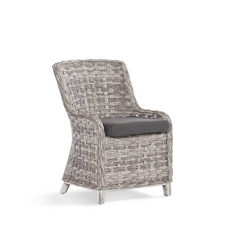 Grand Isle Outdoor Dining Side Chair by South Sea Rattan Model 77420
