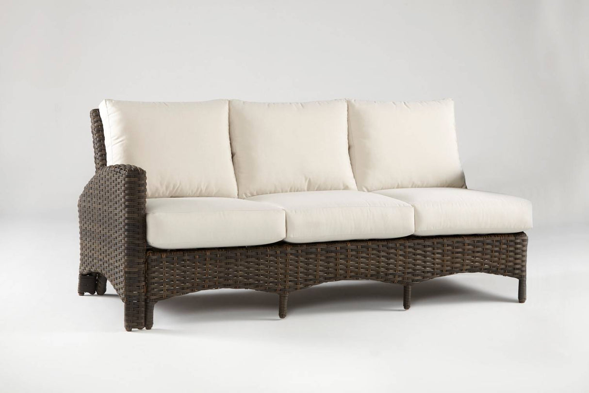 Panama All Weather Patio Left Side Sectional Sofa Model 78463 By South Sea Rattan