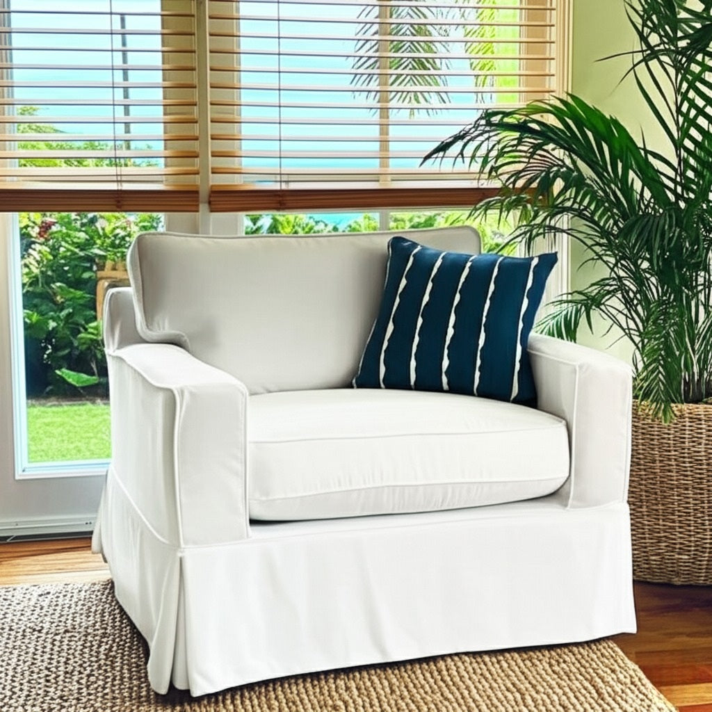 Gramercy Park Lounge Chair with Slipcover by Braxton Culler Made in the USA Model 787-001XP