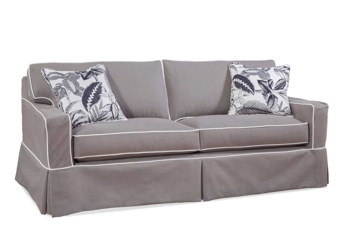 Gramercy Park 81" 2 over 2 Queen Sleeper Sofa with Slipcover by Braxton Culler Made in the USA Model 787-0152XP